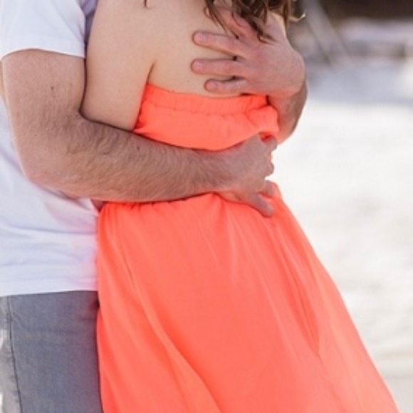 Strapless dress with built in shorts - Picture 7 of 7